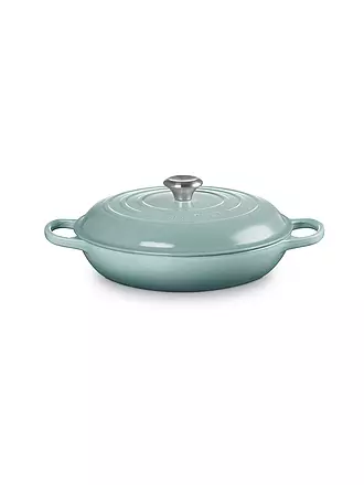LE CREUSET | Gourmet-Profitopf "Signature" 30cm/3,2l (Ofenrot) | hellgrau